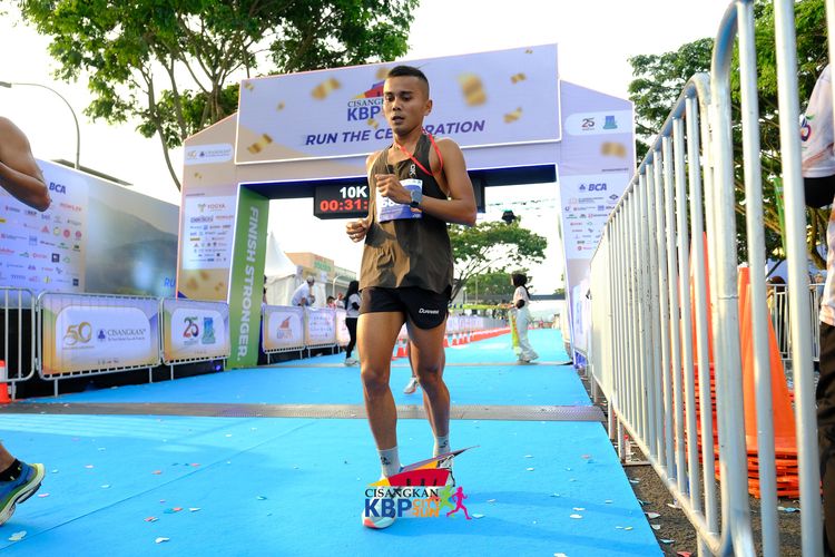 Race photo from CISANGKAN KBP CITY RUN 2025
