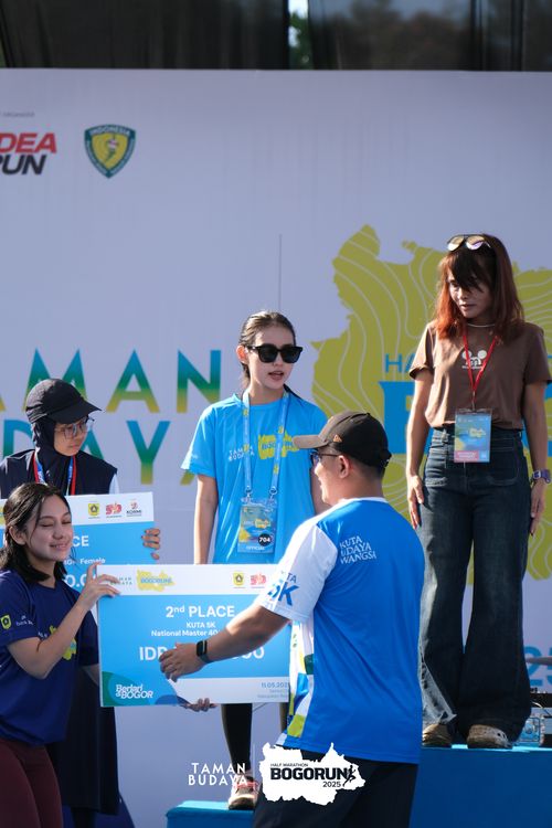 Race photo from Taman Budaya x BOGORUN 2025