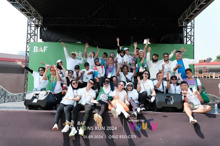 Race photo from BAF LIONS RUN 2024
