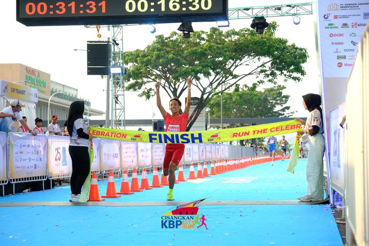 Race photo from CISANGKAN KBP CITY RUN 2025