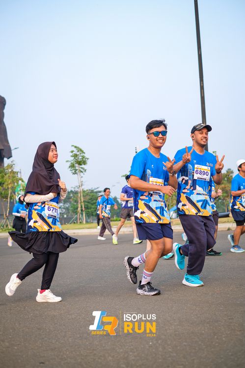 Race photo from ISOPlus Run 2024 Jakarta