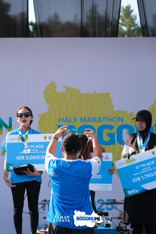 Race photo from Taman Budaya x BOGORUN 2025