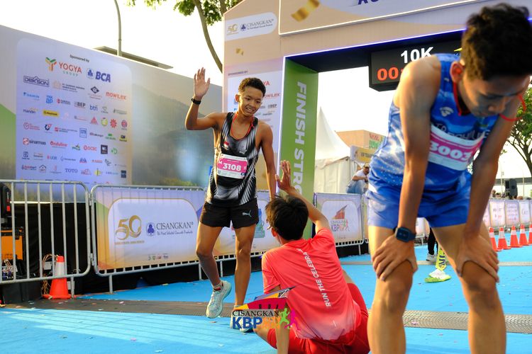 Race photo from CISANGKAN KBP CITY RUN 2025