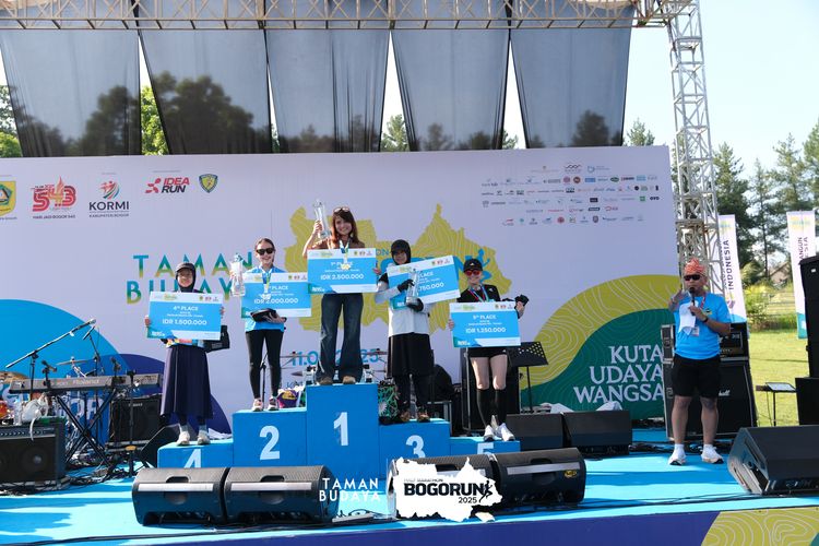 Race photo from Taman Budaya x BOGORUN 2025