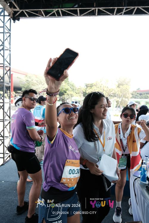 Race photo from BAF LIONS RUN 2024