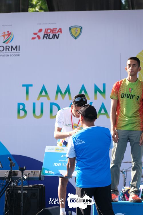 Race photo from Taman Budaya x BOGORUN 2025