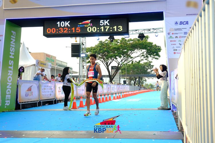 Race photo from CISANGKAN KBP CITY RUN 2025