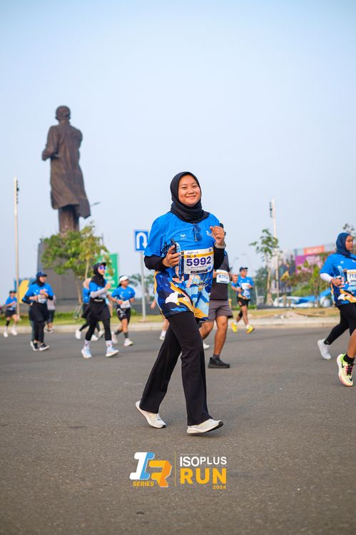 Race photo from ISOPlus Run 2024 Jakarta