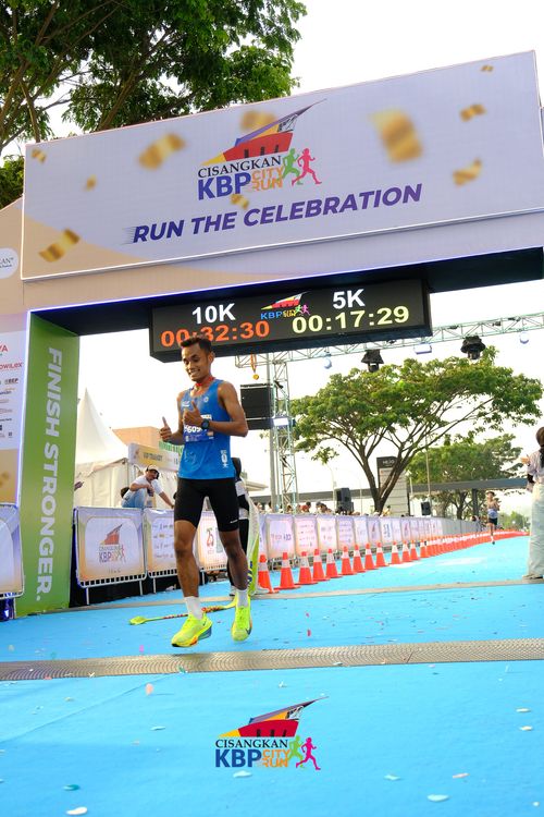 Race photo from CISANGKAN KBP CITY RUN 2025