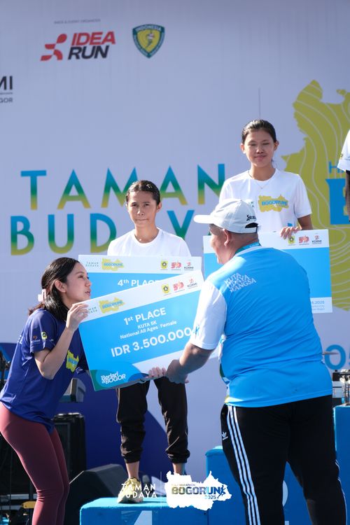 Race photo from Taman Budaya x BOGORUN 2025