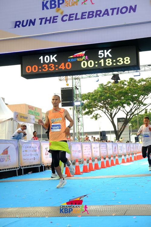 Race photo from CISANGKAN KBP CITY RUN 2025