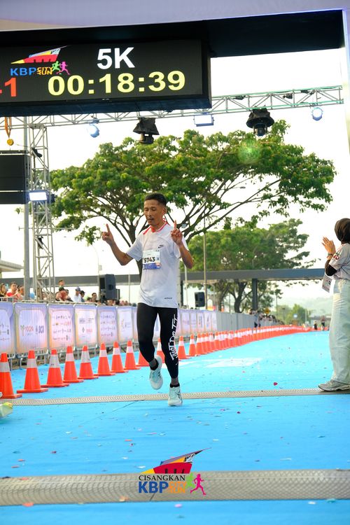 Race photo from CISANGKAN KBP CITY RUN 2025