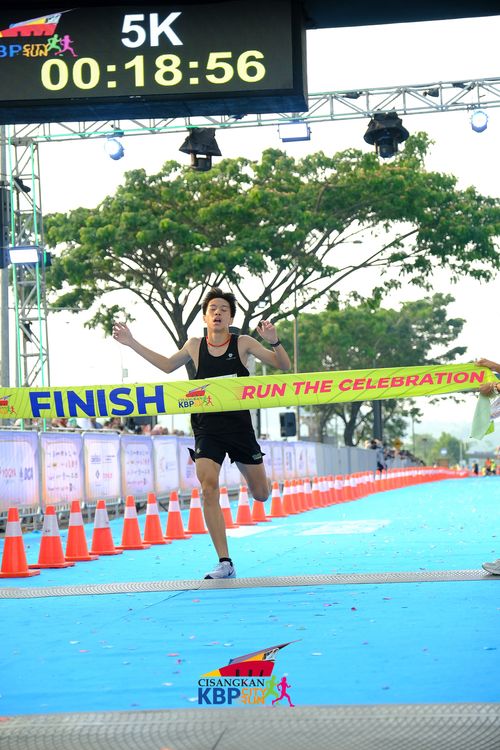 Race photo from CISANGKAN KBP CITY RUN 2025