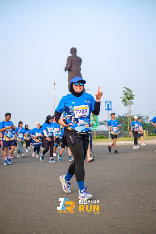 Race photo from ISOPlus Run 2024 Jakarta