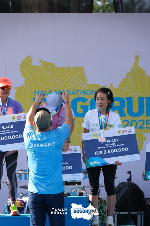 Race photo from Taman Budaya x BOGORUN 2025