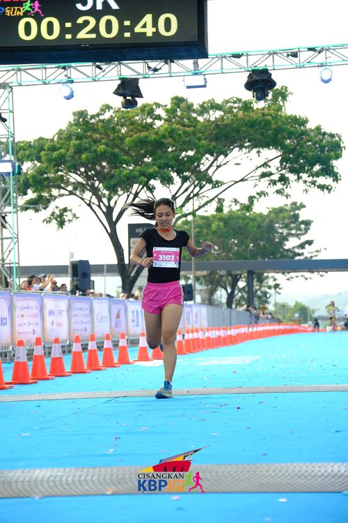 Race photo from CISANGKAN KBP CITY RUN 2025