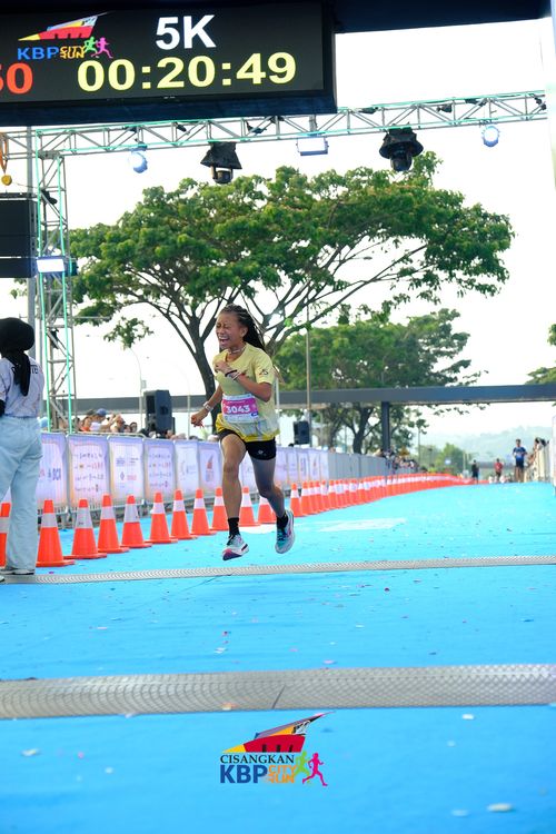Race photo from CISANGKAN KBP CITY RUN 2025