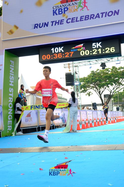 Race photo from CISANGKAN KBP CITY RUN 2025