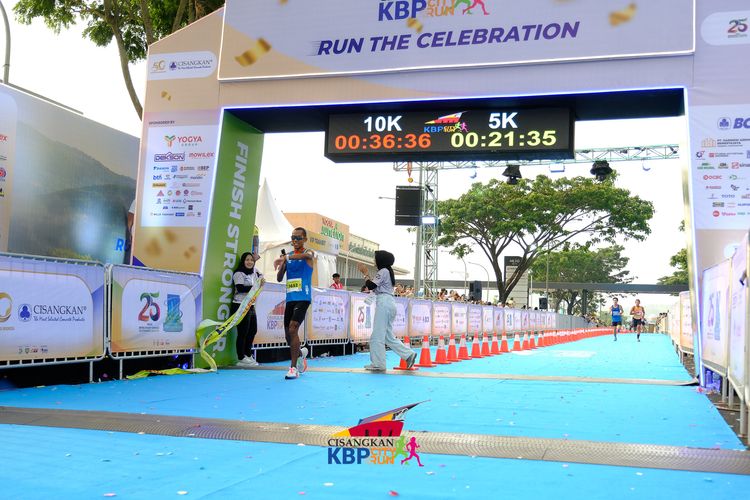 Race photo from CISANGKAN KBP CITY RUN 2025