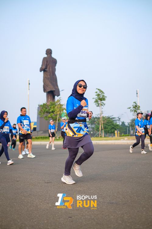 Race photo from ISOPlus Run 2024 Jakarta