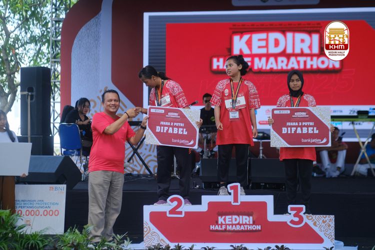 Race photo from Kediri Half Marathon 2025