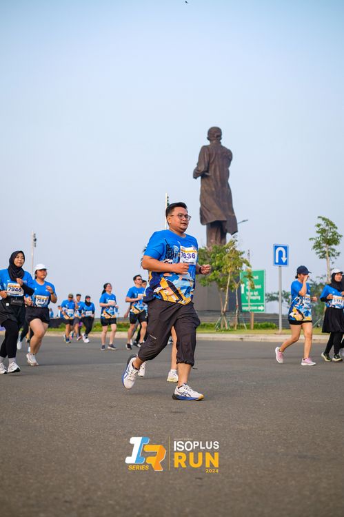 Race photo from ISOPlus Run 2024 Jakarta