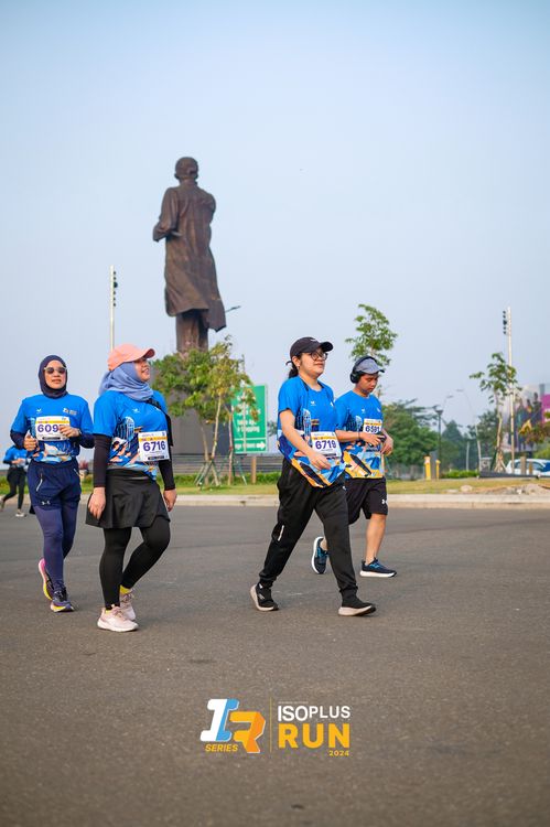 Race photo from ISOPlus Run 2024 Jakarta
