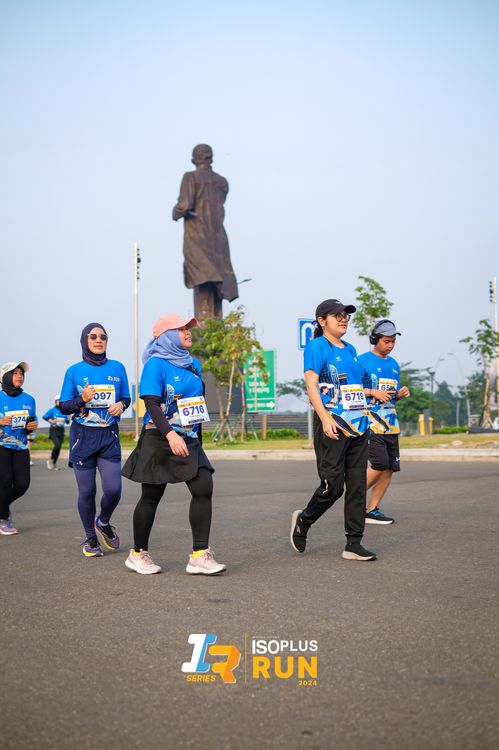 Race photo from ISOPlus Run 2024 Jakarta