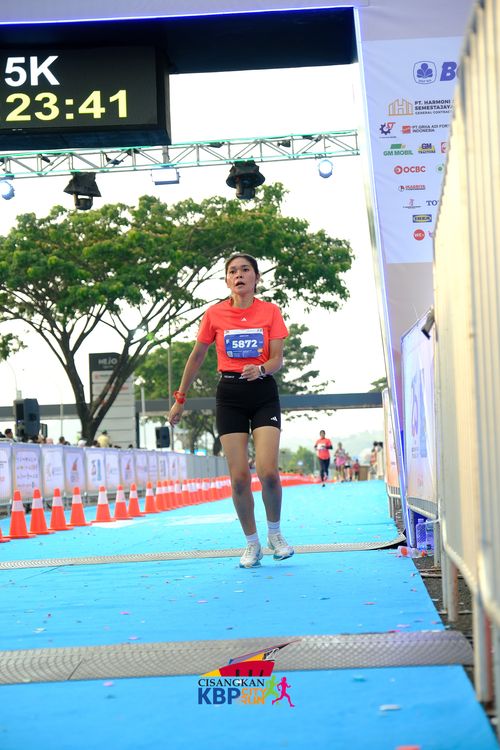 Race photo from CISANGKAN KBP CITY RUN 2025