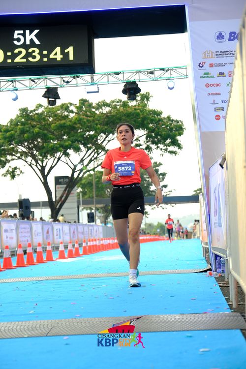 Race photo from CISANGKAN KBP CITY RUN 2025