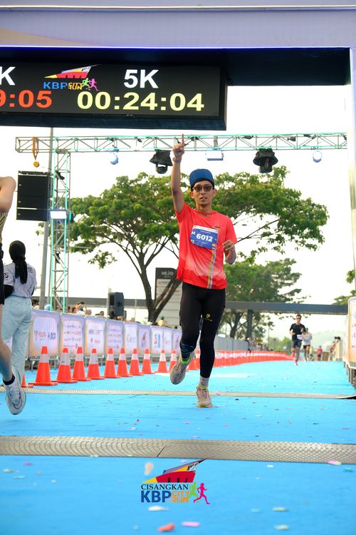 Race photo from CISANGKAN KBP CITY RUN 2025