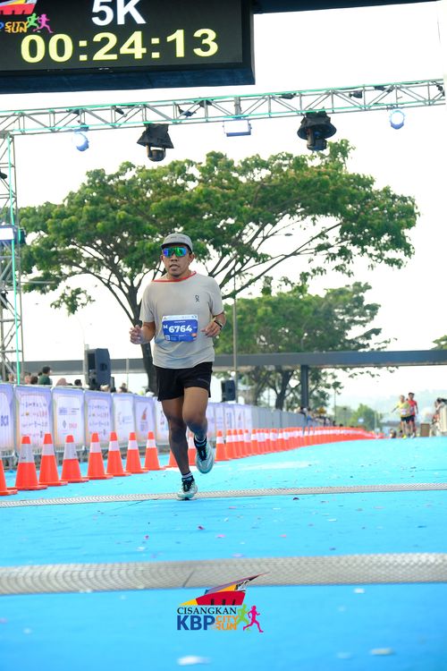 Race photo from CISANGKAN KBP CITY RUN 2025