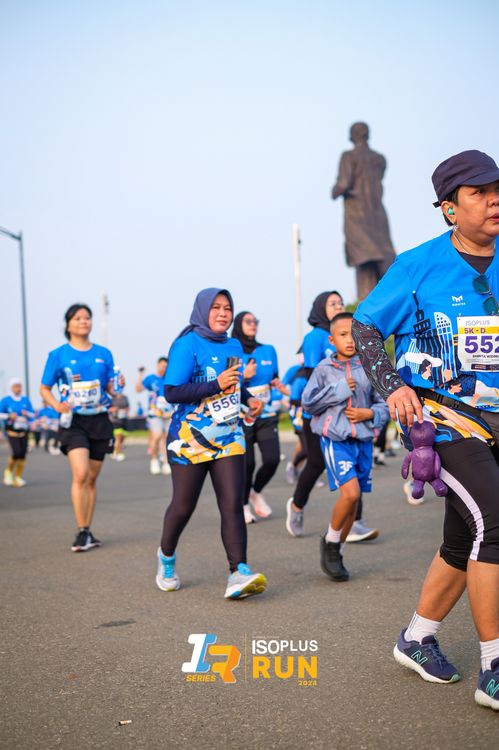 Race photo from ISOPlus Run 2024 Jakarta