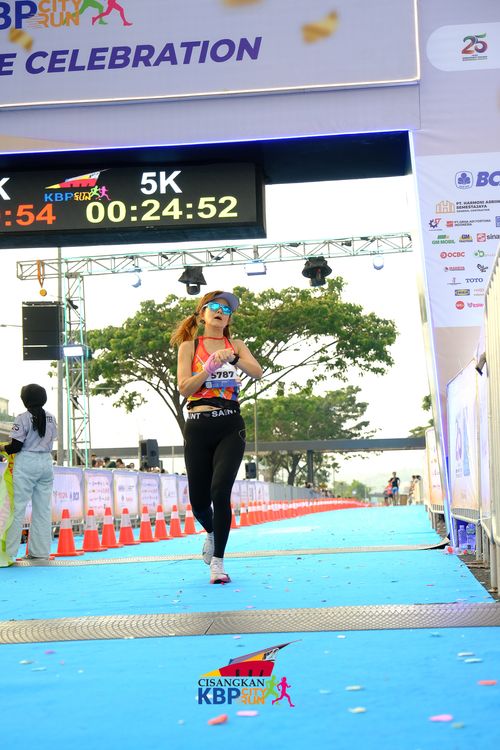 Race photo from CISANGKAN KBP CITY RUN 2025