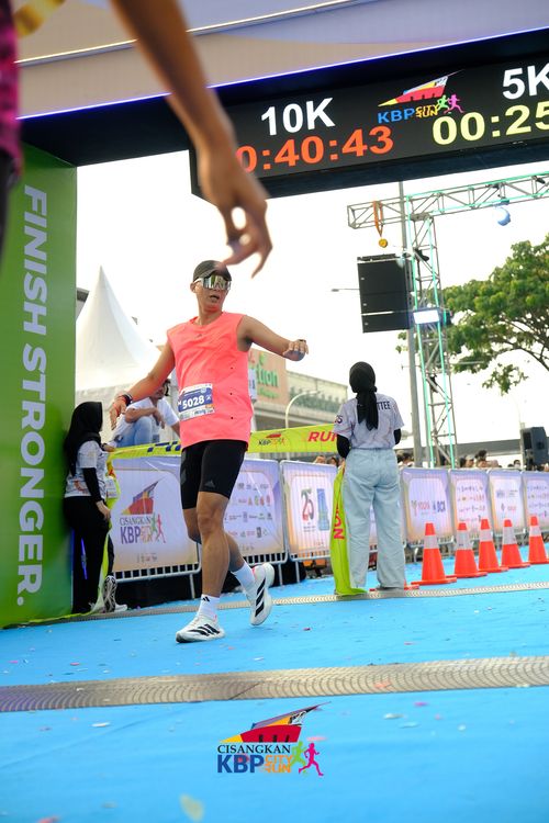 Race photo from CISANGKAN KBP CITY RUN 2025