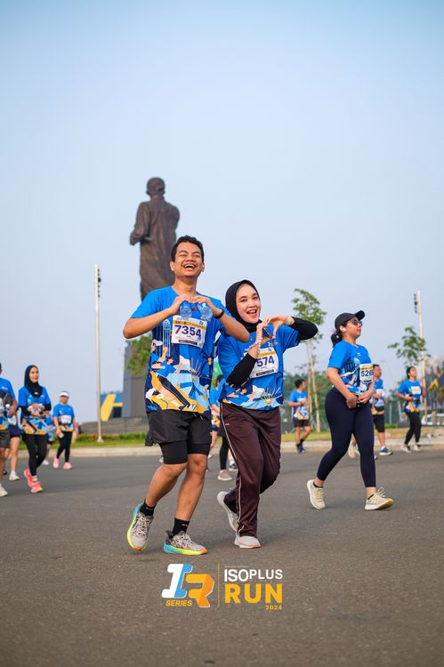 Race photo from ISOPlus Run 2024 Jakarta