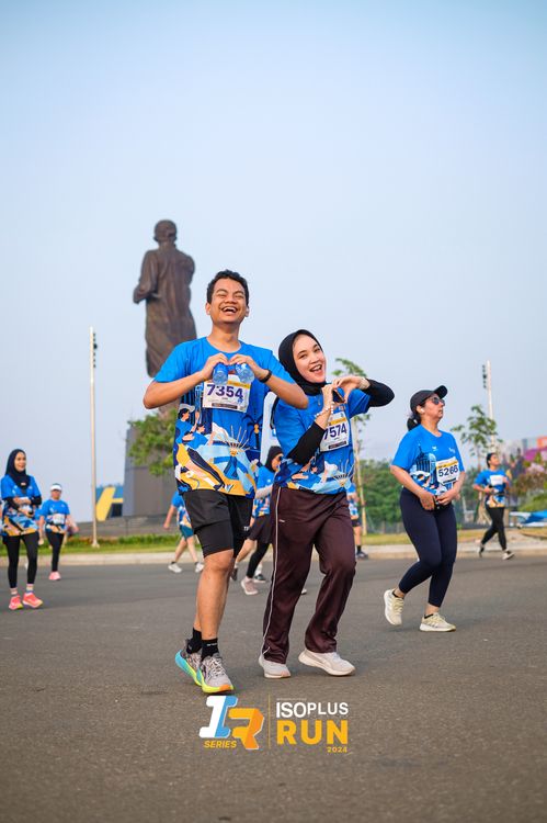Race photo from ISOPlus Run 2024 Jakarta
