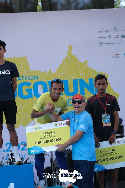 Race photo from Taman Budaya x BOGORUN 2025