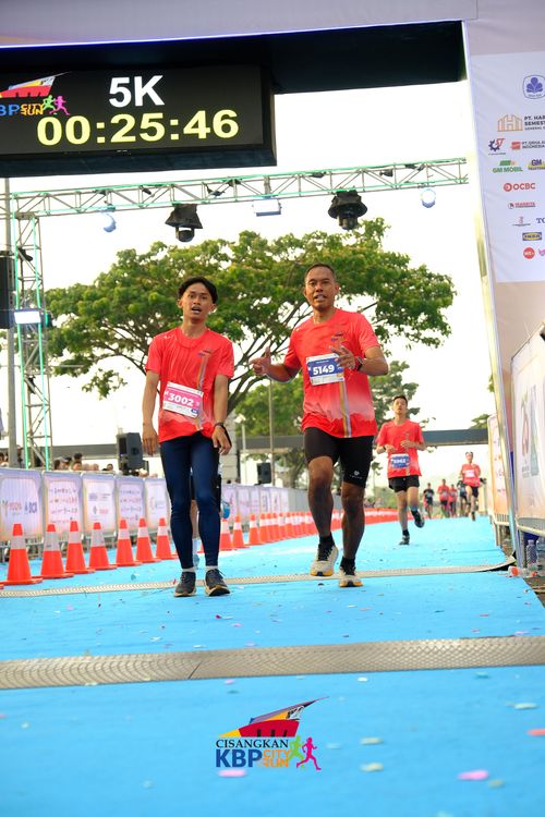 Race photo from CISANGKAN KBP CITY RUN 2025
