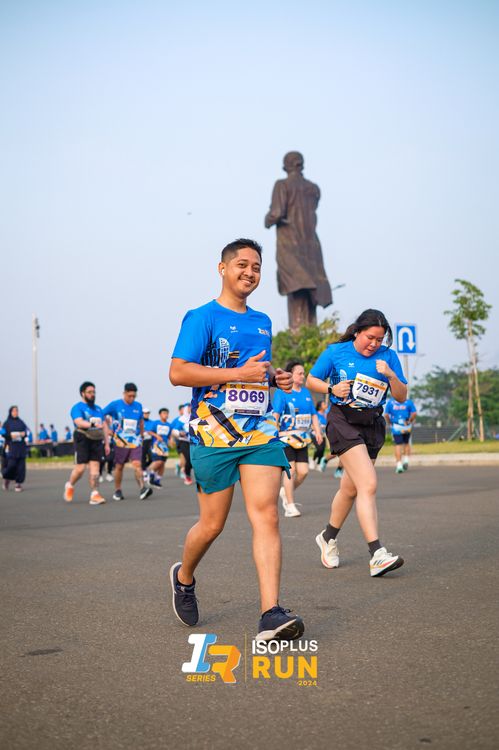 Race photo from ISOPlus Run 2024 Jakarta