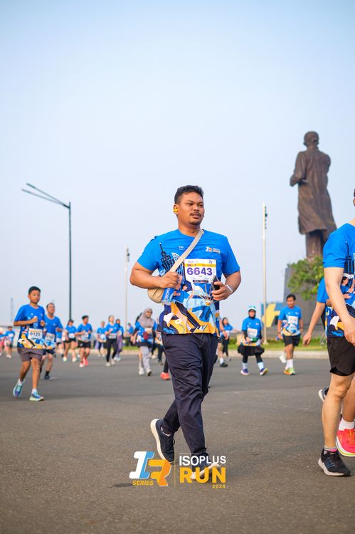 Race photo from ISOPlus Run 2024 Jakarta