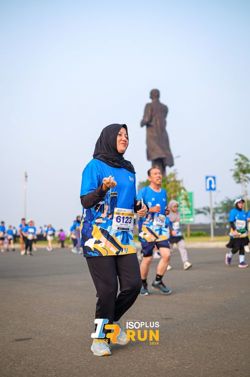 Race photo from ISOPlus Run 2024 Jakarta