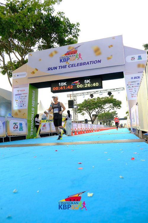 Race photo from CISANGKAN KBP CITY RUN 2025