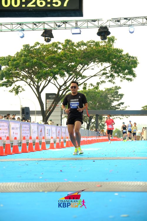Race photo from CISANGKAN KBP CITY RUN 2025