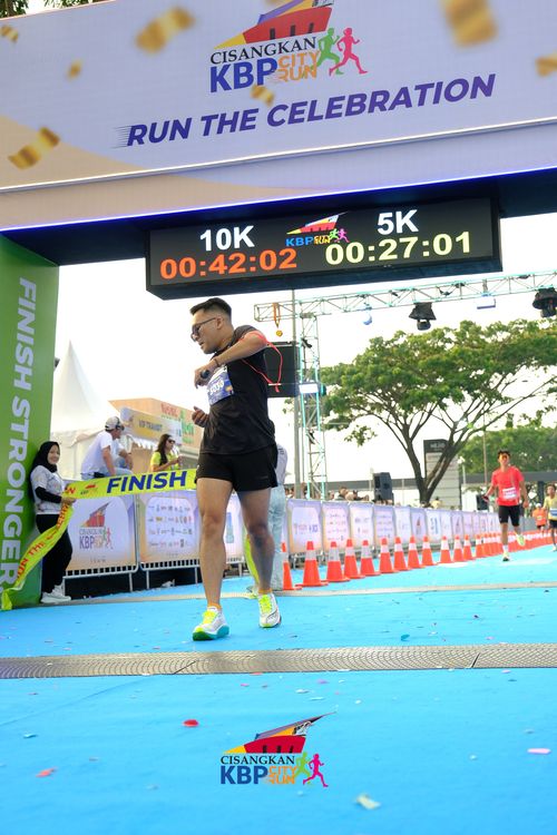 Race photo from CISANGKAN KBP CITY RUN 2025