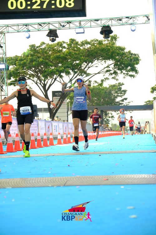 Race photo from CISANGKAN KBP CITY RUN 2025
