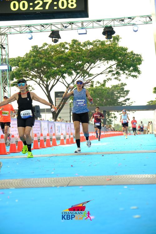 Race photo from CISANGKAN KBP CITY RUN 2025