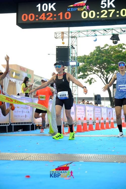 Race photo from CISANGKAN KBP CITY RUN 2025