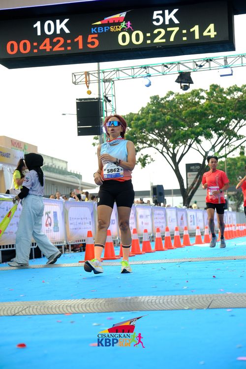 Race photo from CISANGKAN KBP CITY RUN 2025