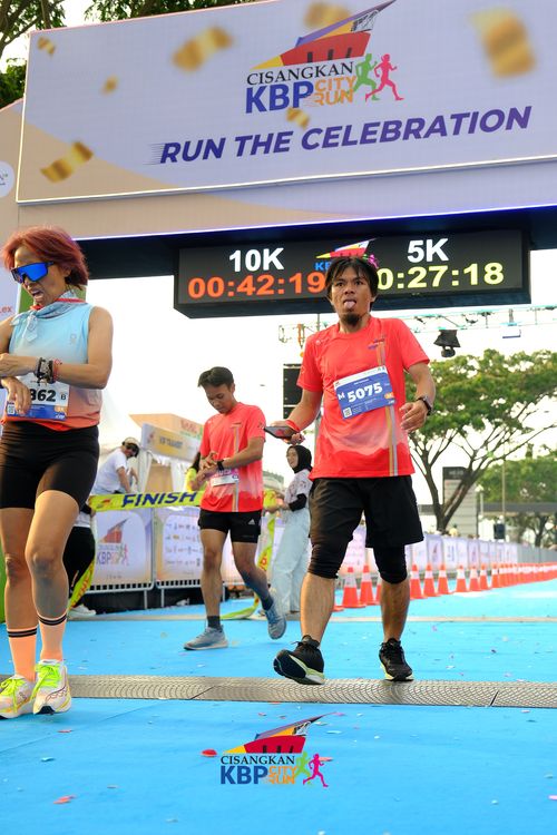 Race photo from CISANGKAN KBP CITY RUN 2025